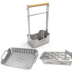 Bandeja Grande + Organizador + Caja Ahumadora