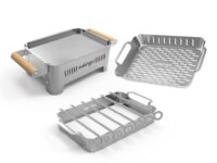 Brasero Brochetera Bandeja Grande